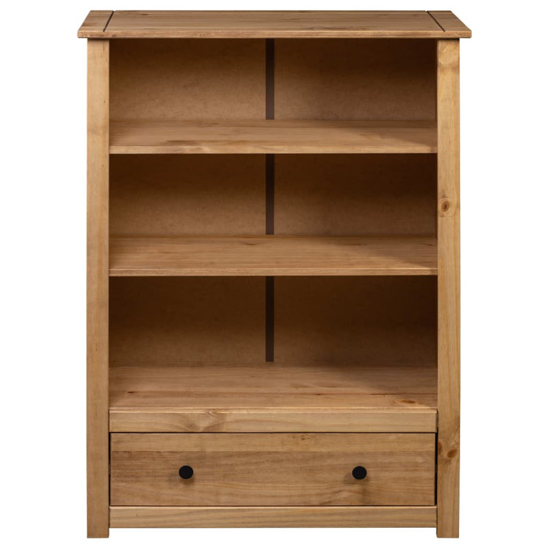 August Grove Maloney 110Cm H x 80Cm W Solid Wood Standard Bookcase